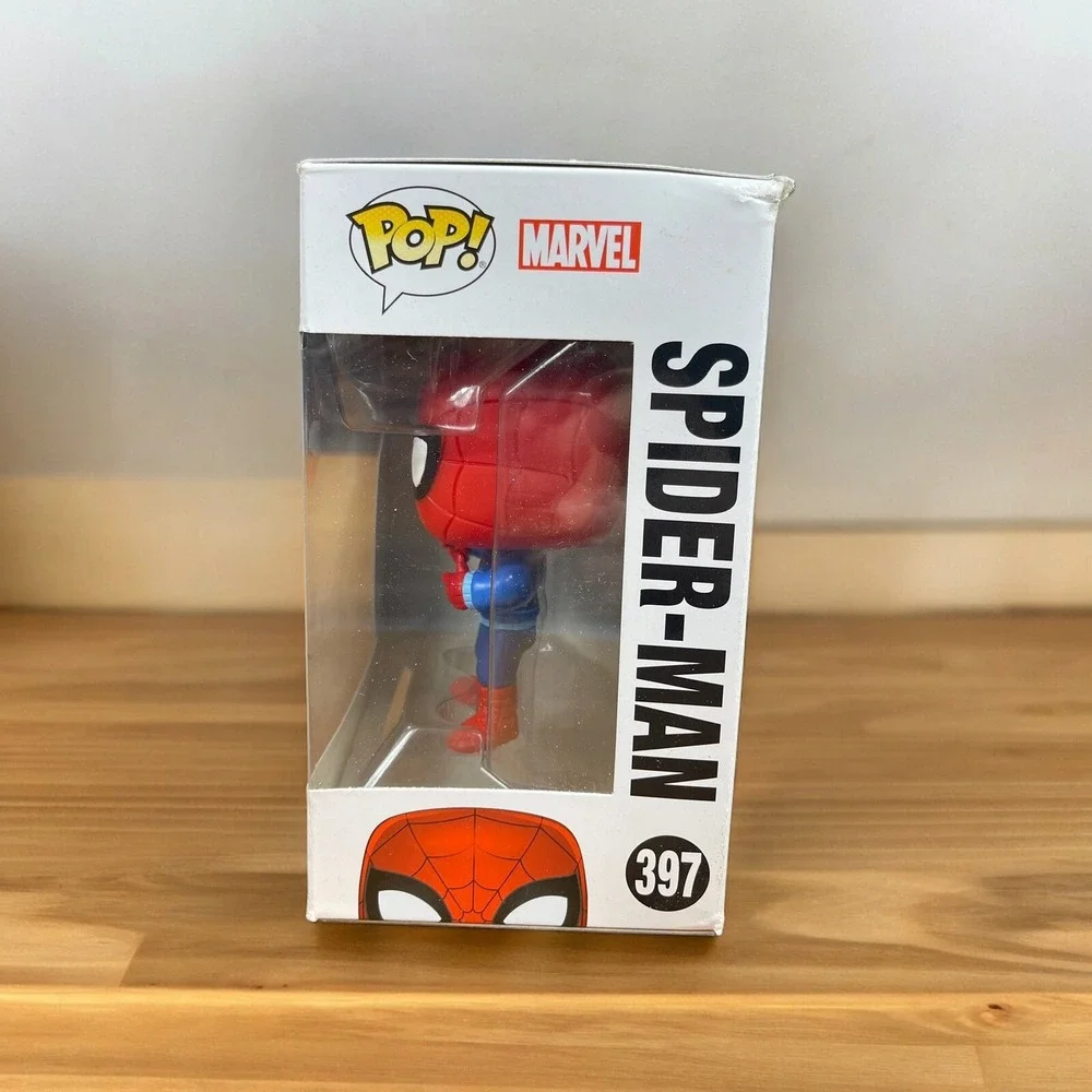 Lot Of 2 Funko Pop! Marvel Spider-Man Vinyl Figures #397 & #470 Bobble Heads‎